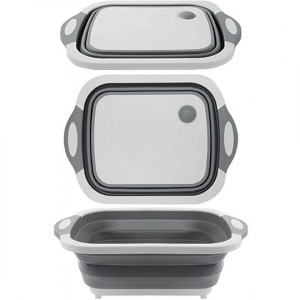 Доска - миска 2 в 1 (белая) АК 762