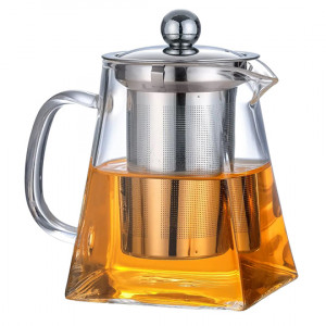 Чайник 550 мл LE MANS стекло VITTORA VT-5502-550