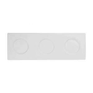 Подставка 34*12 см фарфор/белий Ardesto AR3718