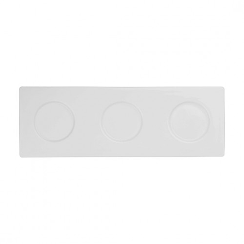Подставка 34*12 см фарфор/белий Ardesto AR3718