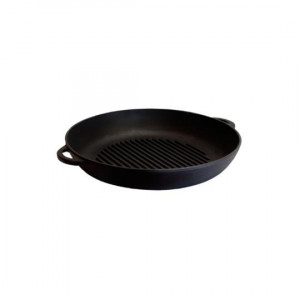 Сковорода гриль 340*40 см чугунная