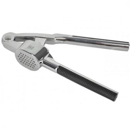 Чесночница металл овальная с черной ручкой