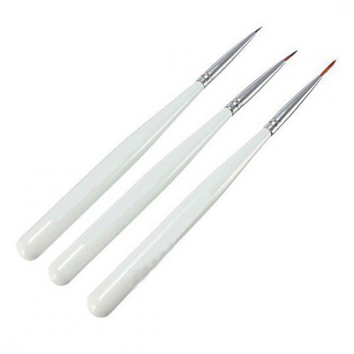 Набор кистей для росписи пряников белые 14 см 3 шт