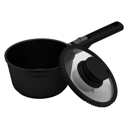 Ковш 1,4 л 16 см Ringel с крышкой с сьемной ручкой RG-4155-16