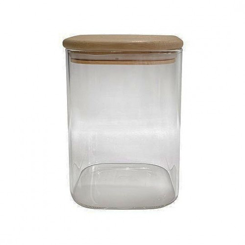 Банка 1500 мл с крышкой бамбук стекло Modern 5230