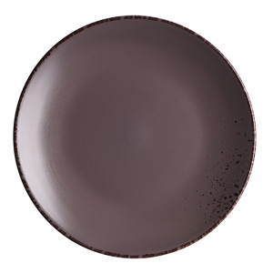 Тарелка 26 см мелкая Lucca Grey brown AR2926GMC