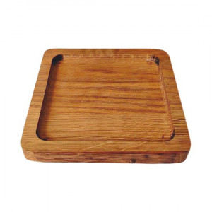 Доска деревянная 19*19 см квадратная (16*16 см)