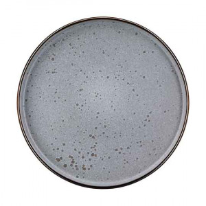 Тарелка 26 см обеденная Ardesto Fasano керамика серая AR0226FG