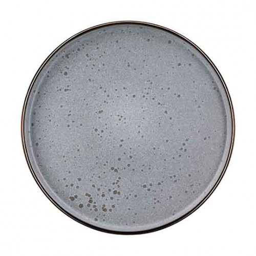 Тарелка 26 см обеденная Ardesto Fasano керамика серая AR0226FG