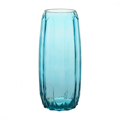 Ваза VIVA SANDY 27.5 см голубой стекло