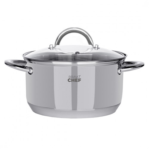 Кастрюля 2,6 л BRAVO CHEF с/крыш BC-2001-18