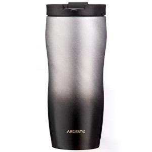 Термокухоль 450 мл, ARDESTO Metallic, нерж, чорний AR2645BM