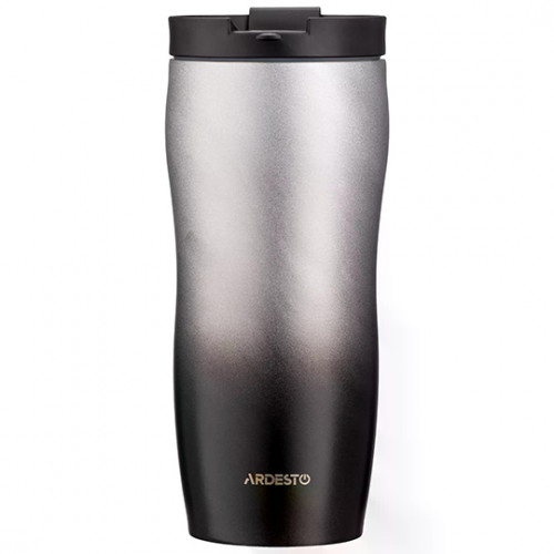 Термокухоль 450 мл, ARDESTO Metallic, нерж, чорний AR2645BM