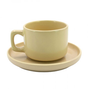 Чашка чайн. с блюд. 250 мл керам. Milika Sonata Yellow M0430-3144-CS-YL