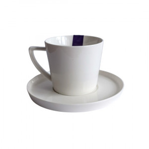 Чашка с блюдцем 250 мл Cream Royale Vittora-VT-P-3250CR