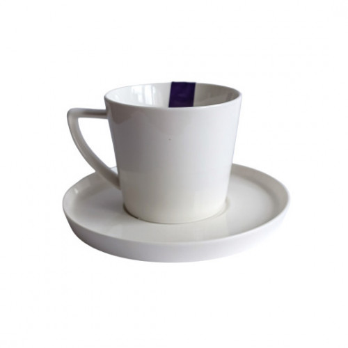 Чашка с блюдцем 250 мл Cream Royale Vittora-VT-P-3250CR