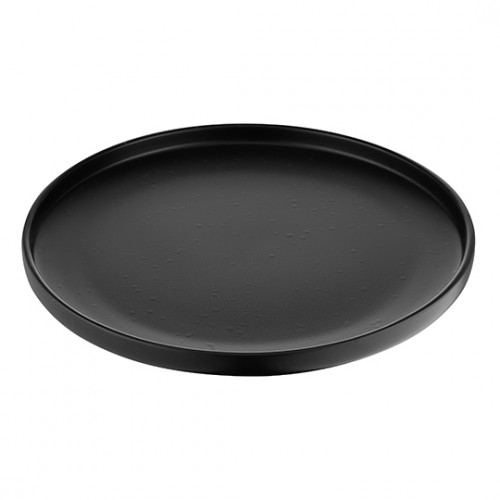 Тарелка обеденная Ardesto Trento, 26,5 см, черная, керамика
