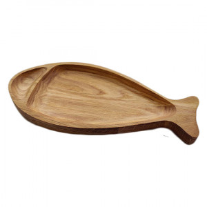 Доска деревянная 30 х15 см риба