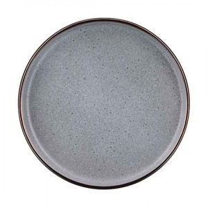 Тарелка 19,6 см десертная Ardesto Fasano керамика серая AR0219FG