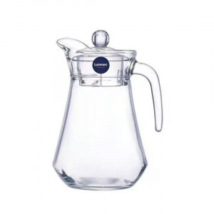 Кувшин 1 л с крышкой стекло Jug Р9663