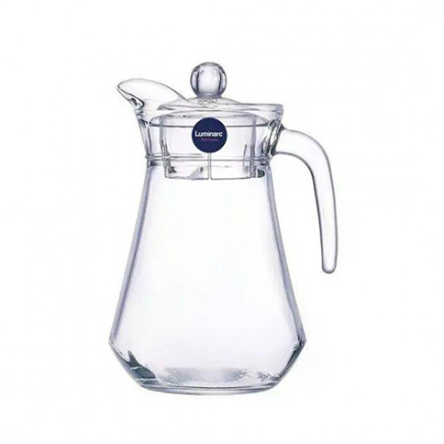 Кувшин 1 л с крышкой стекло Jug Р9663