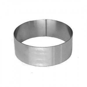 Выемка кольцо для торта 180х50 мм алюминий (1 шт) 156186