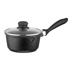 Ковш 1,2 л Gemini Anzio Ardesto с крышкой стекло AR2412GES