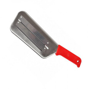Нож д/шинковання 30*9 см мет з черв. пласт руч