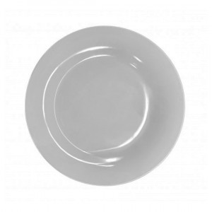 Тарелка 204 мелкая №8 белая круглая A1006