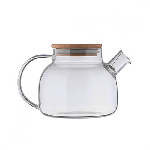 Чайник 1 л стекло з БАМБУК кришкой TP1000H Чайник 1 л стекло з БАМБУК кришкой TP1000H
