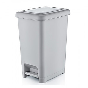 Ведро для мусора 15 л с педалью SLIM