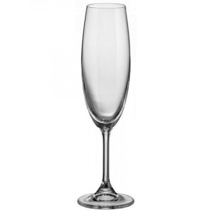 Бокалы шампанского 220 мл Crystalite Bohemia Silvia 4S415 (6 шт)