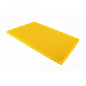Доска пластмассовая 40х60х1,3 желтая 113041