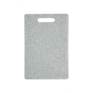 Дошка пластмасовая 33*20*0,5 см белая с серой крошкой