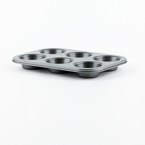 Форма д/выпечки мафинов 1/6 GUSTO, 26*17*2,8 см- GT- 3126